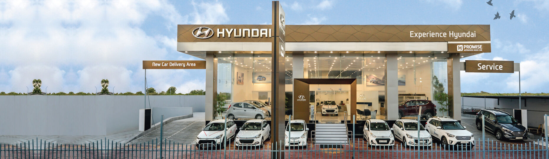 Hyundai new car Delivery area