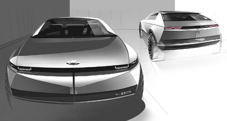 2019 concept car 45 front rear sketch