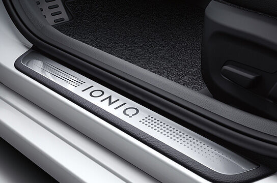 IONIQ plug-in hybrid chrome door scuffs
