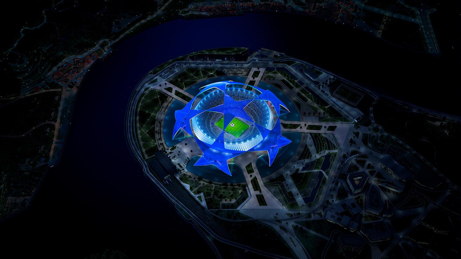 Hyundai og UEFA Champions League-stadion.