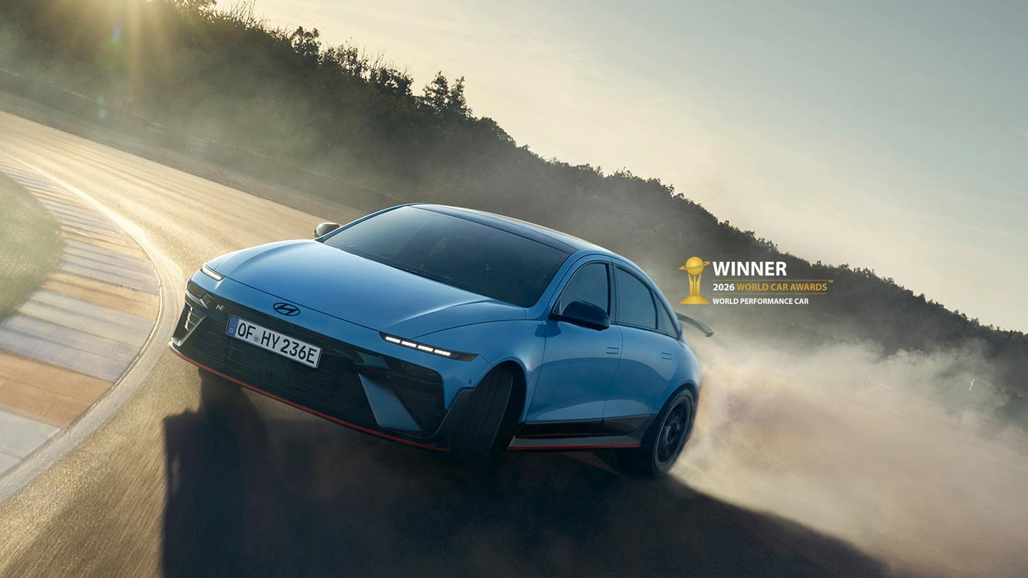 Den nye ytelsesbilen IONIQ 6 N. Foto.