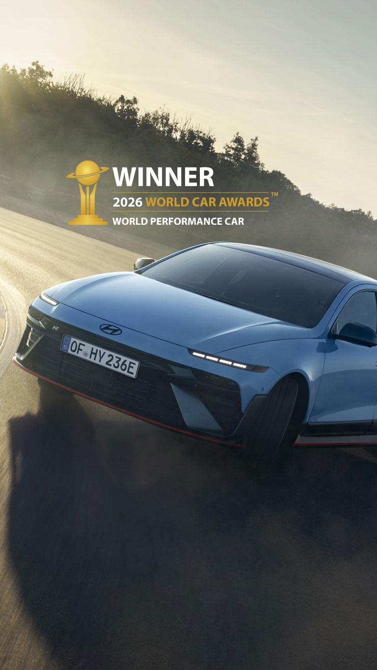 Den nye ytelsesbilen IONIQ 6 N. Foto.