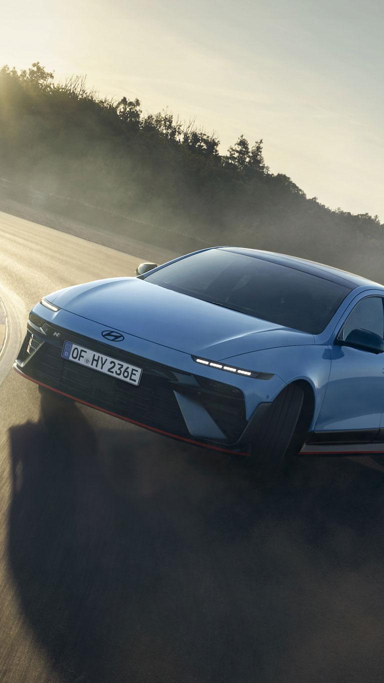 Den nye ytelsesbilen IONIQ 6 N. Foto.