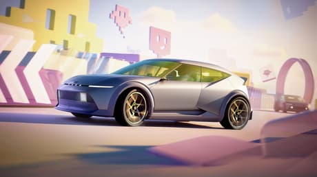 Konseptbilen Concept THREE. Foto.