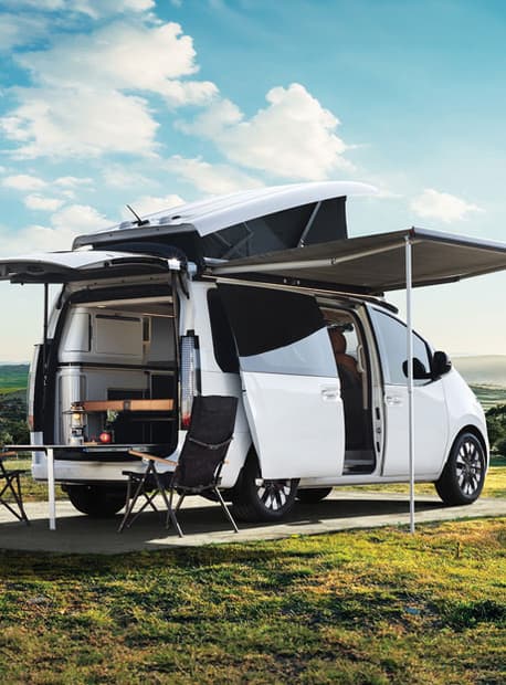 bilde av konseptbilen STARIA Camper. Foto