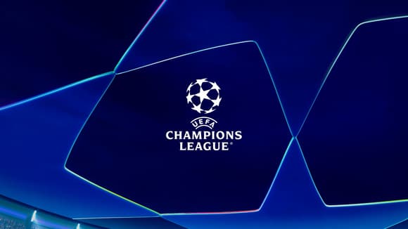 Illustrasjon med utsnitt av blå fotball med UEFA logo i midten. Illustrasjon