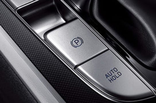 The new Elantra Electronic parking brake