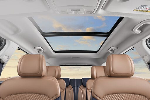 Voice enabled smart panoramic sunroof (petrol only)