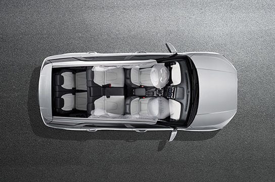 6-airbag system (Driver, Passenger, Side & Curtain)