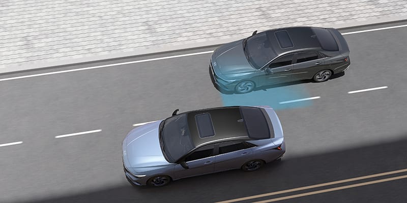 Blind-Spot Collision-Avoidance Assist (BCA)