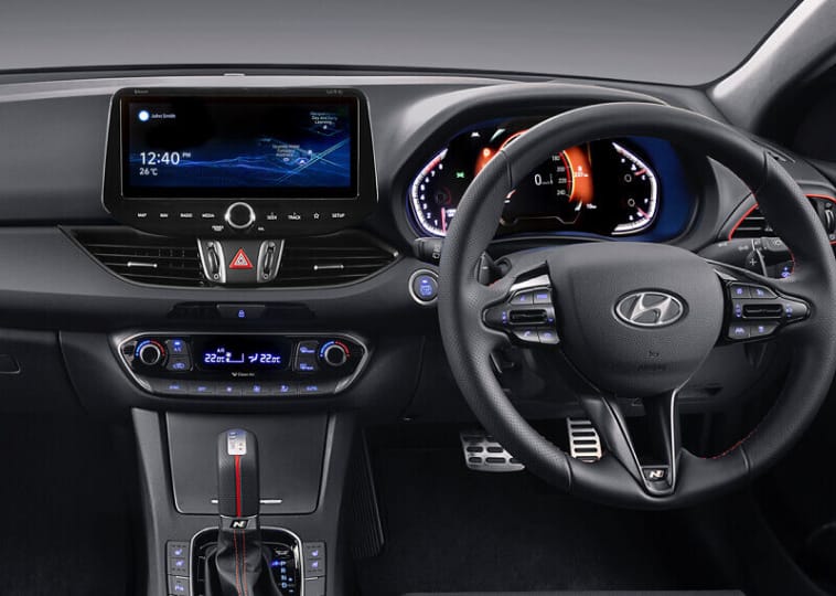 Performance-inspired interior 