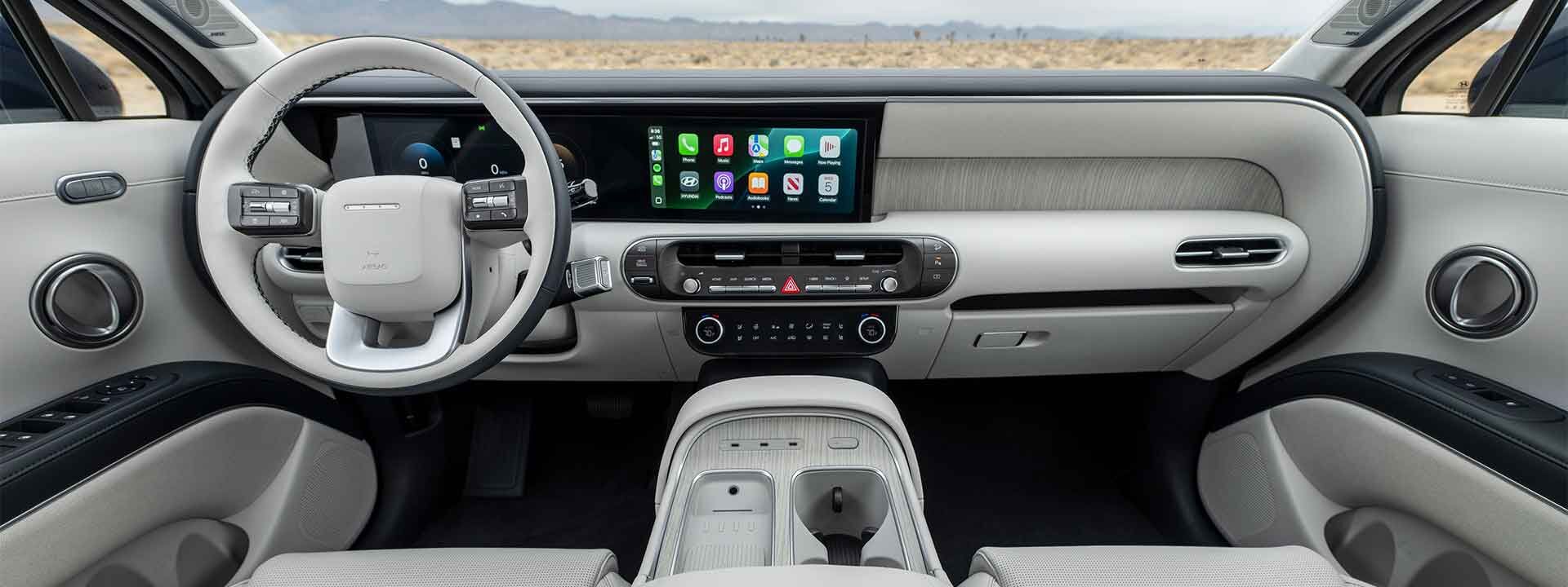 Interior view of the 2026 Hyundai Palisade Hybrid