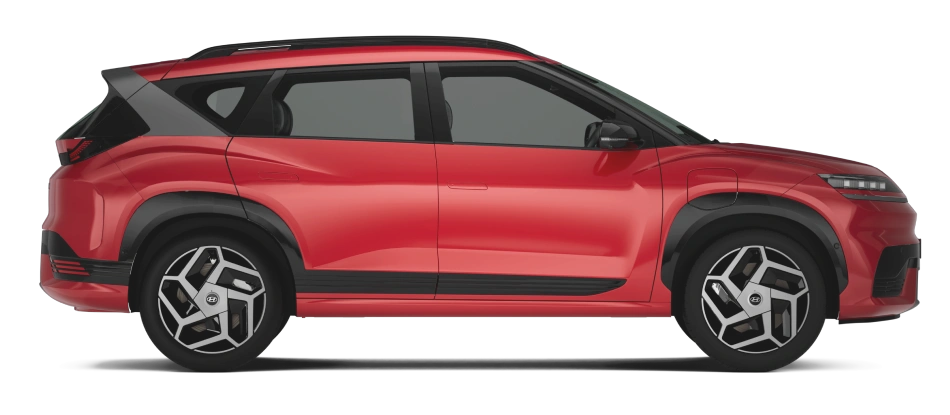 Hyundai ELEXIO side profile in red