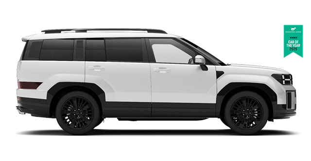 White Hyundai SANTA FE ICE 