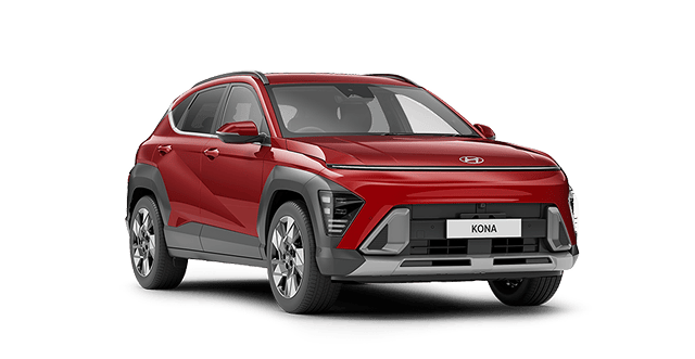 KONA internal combustion engine front three quarter angle