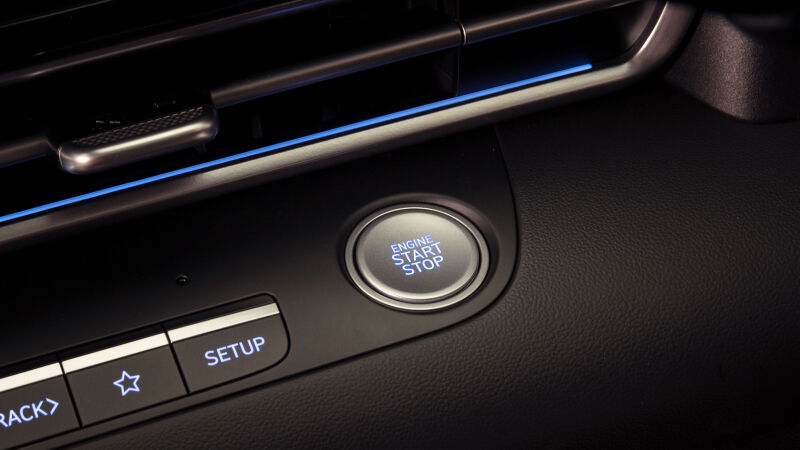 Smart Key with push button start.