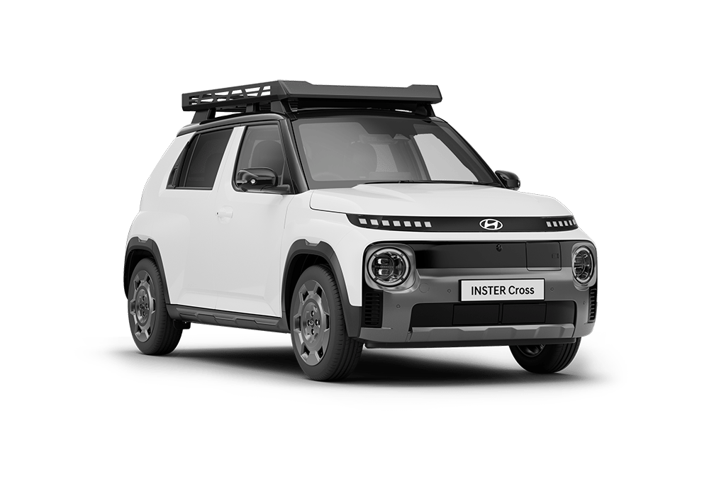 INSTER Cross w/Roof Basket (no Sunroof) SUV Extended Range 84.5kW Motor 49.0kWh FWD <span>drive away from</span><br>$41,990<sup>[D3]</sup>