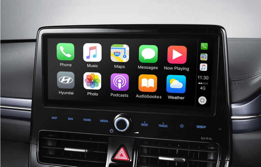 Hyundai IONIQ Plug-In Multi-media touchscreen