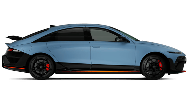 Hyundai Ioniq 6 N side