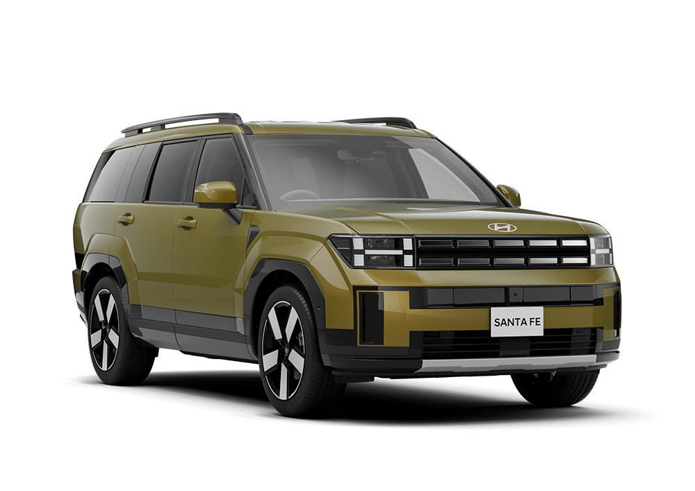 SANTA FE SUV 2.5 T-GDi Petrol 8-speed DCT FWD <span>drive away from</span><br>$56,990<sup>[D1]</sup>