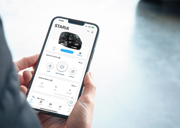 Bluelink<sup>TM</sup> and OTA connectivity.