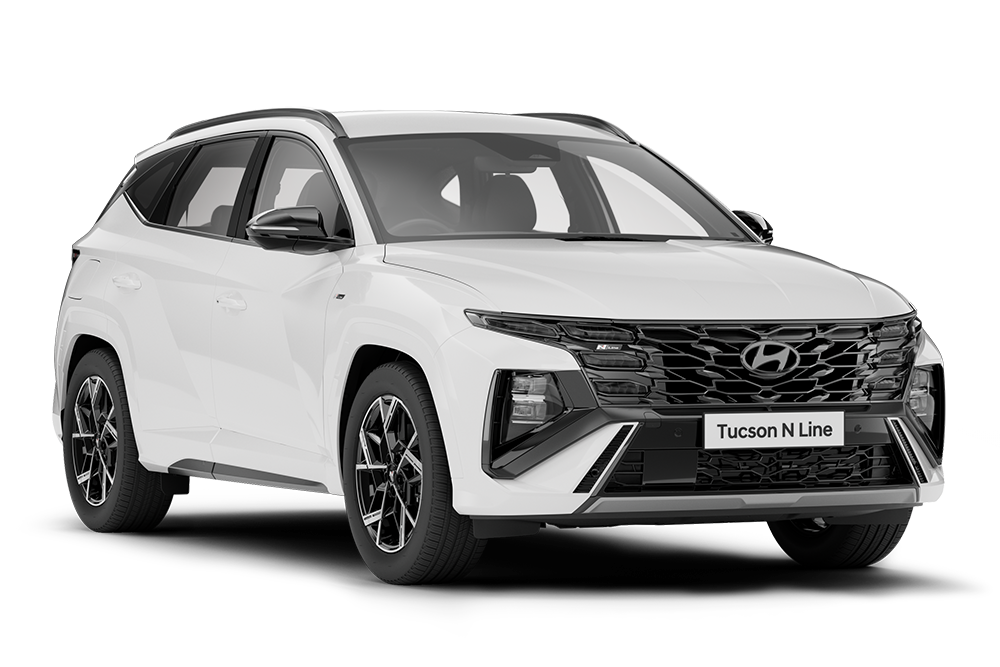 TUCSON N Line Package SUV 1.6 T-GDi Petrol 7-Speed DCT FWD <span>Drive Away from</span>$46,990<sup>[D2]</sup>