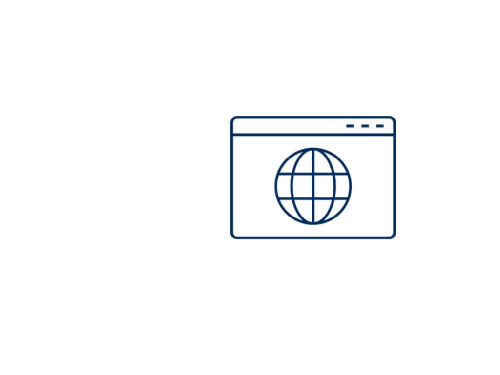 icono de un navegador web