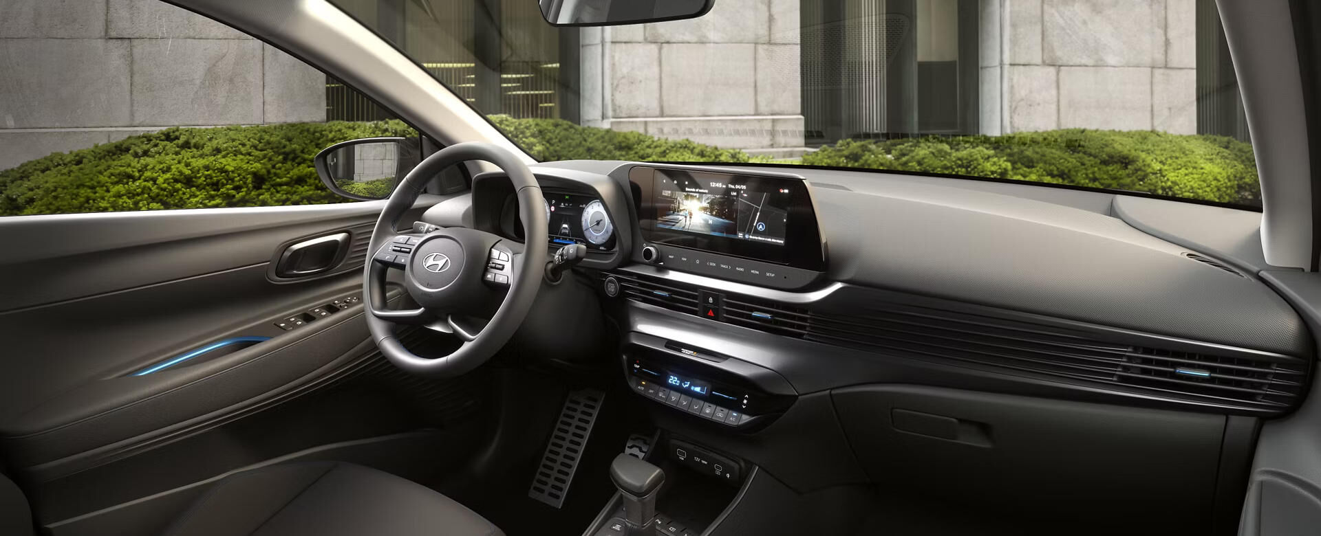 vista interior del Hyundai BAYON