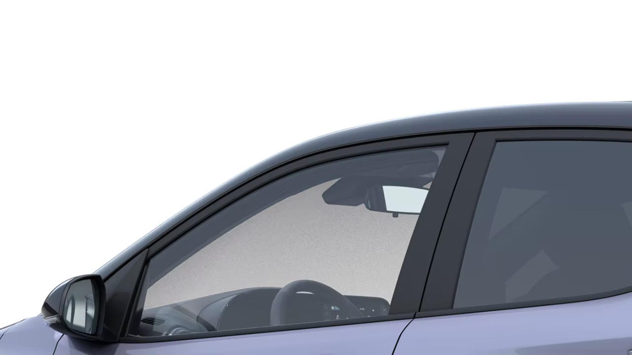 Lunas traseras tintadas.