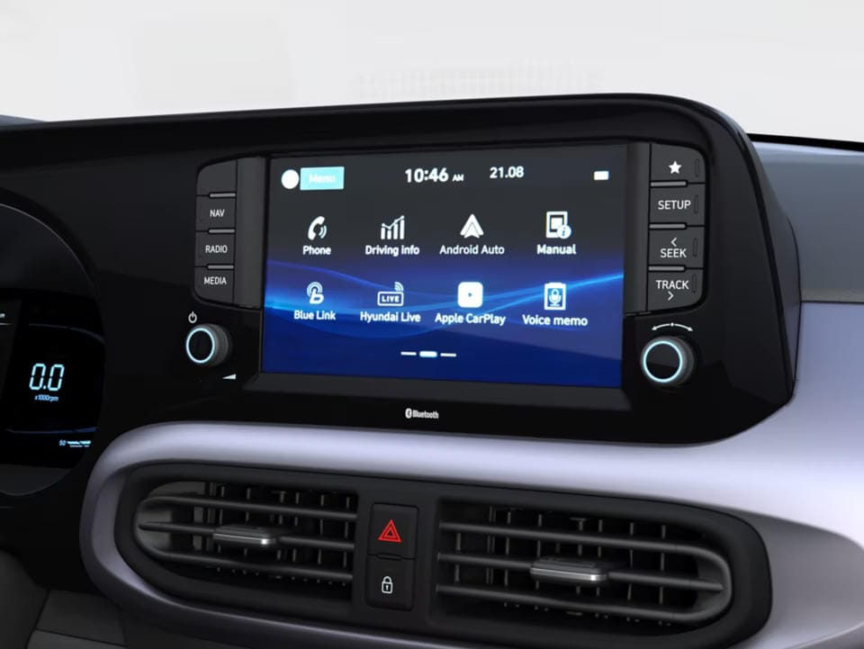 Pantalla Display audio de 8”. Hyundai i10