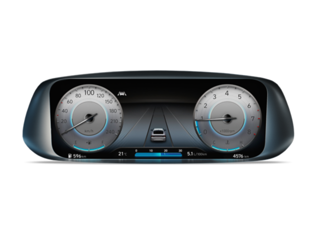 Panel de instrumentos digital-interior nuevo i20