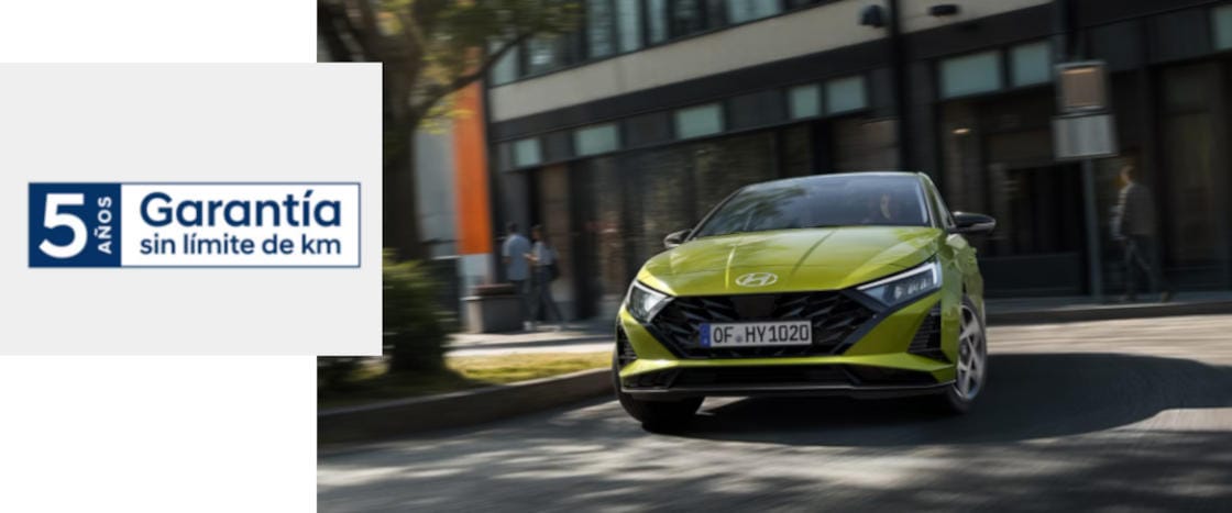 nuevo i20-garantía