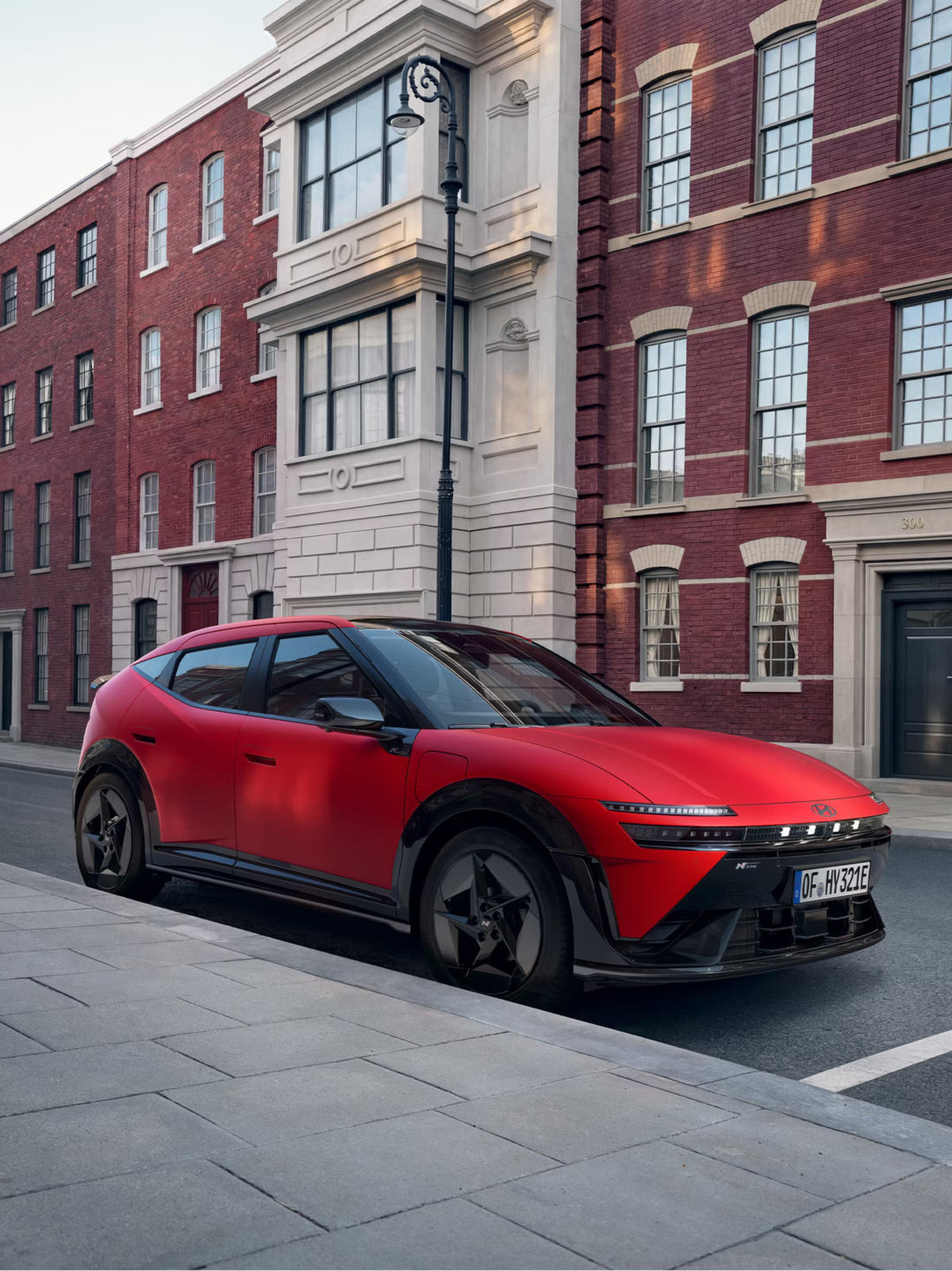 ioniq 3 aparcado en la calle