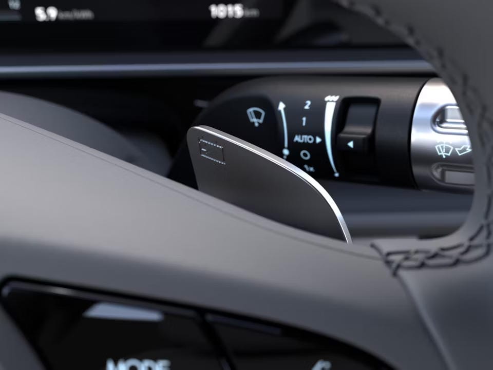 Levas de frenada regnerativa.