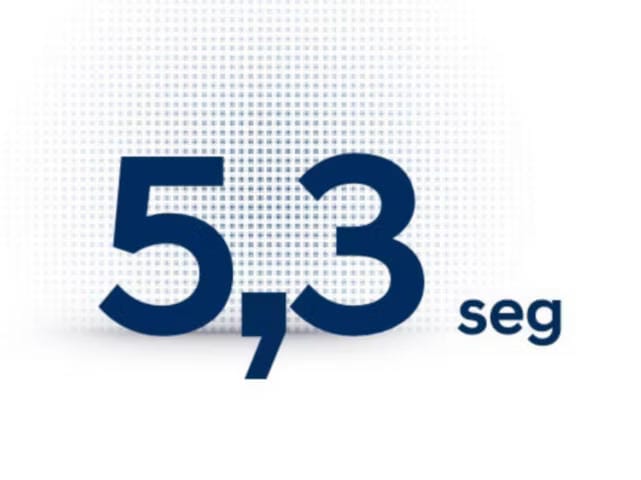 Increíble aceleración.