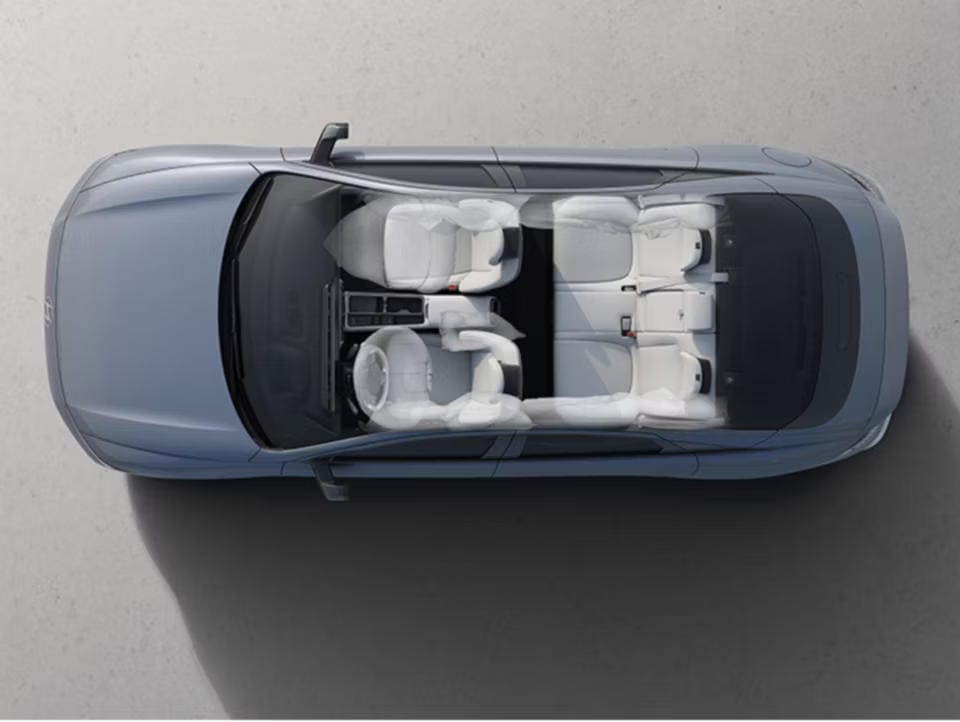 Mayor seguridad con 7 airbags.