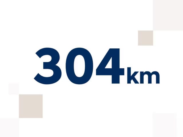 304 km de autonomía en 15 minutos