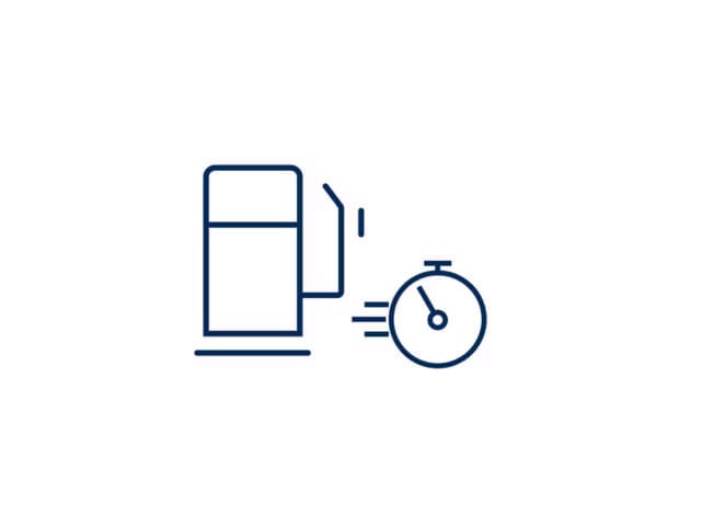 Repostaje súper rápido.