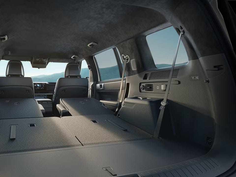 Asientos abatibles a distancia.