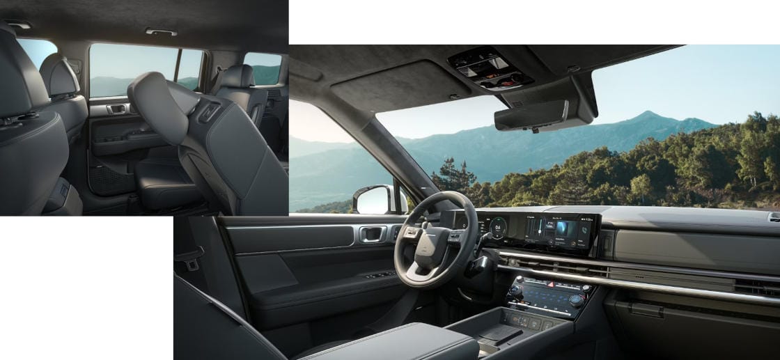 Hyundai Santa Fe Híbrido enchufable espacio interior