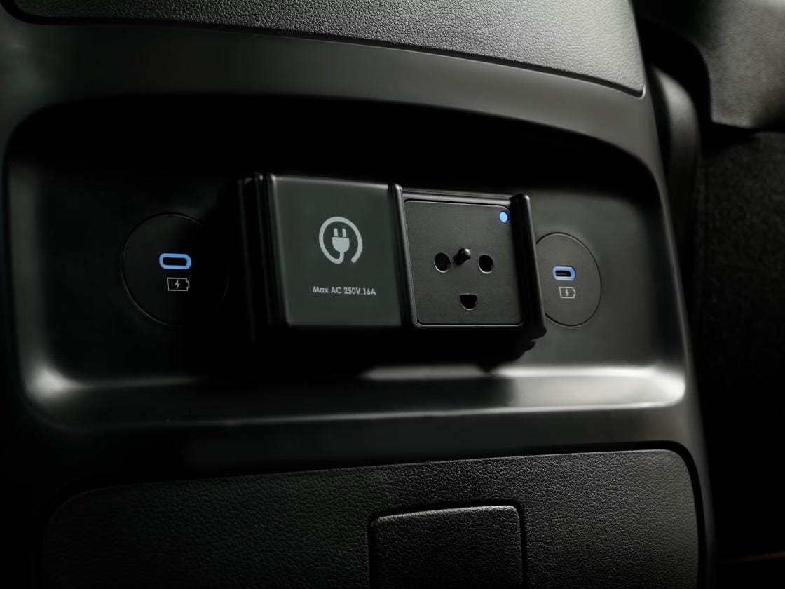 Puertos de carga USB-C.