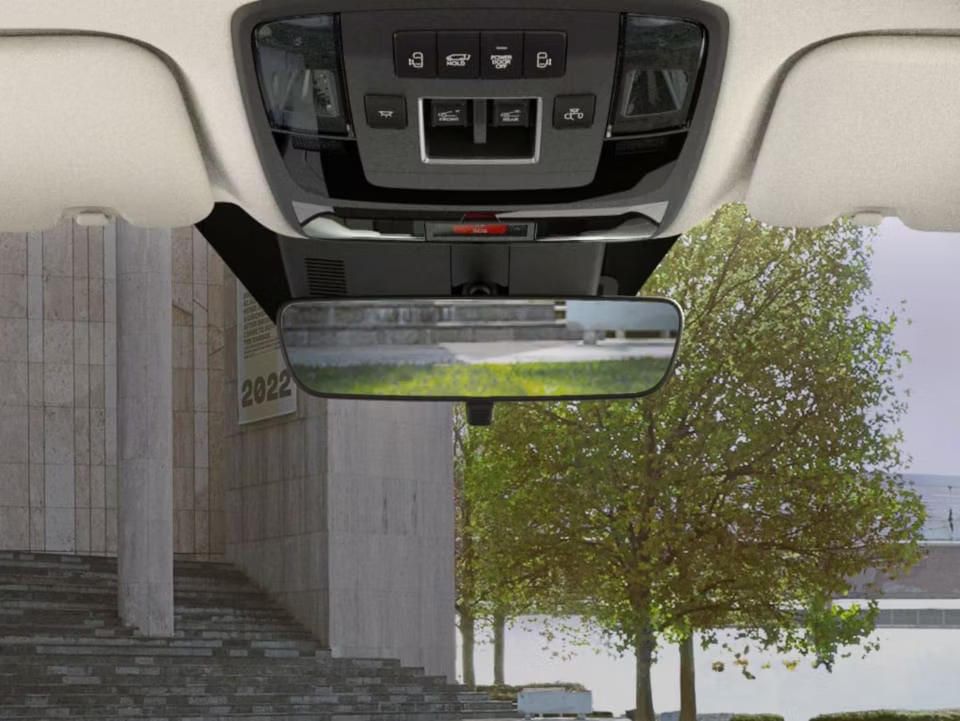 Retrovisor con atenuación automática.