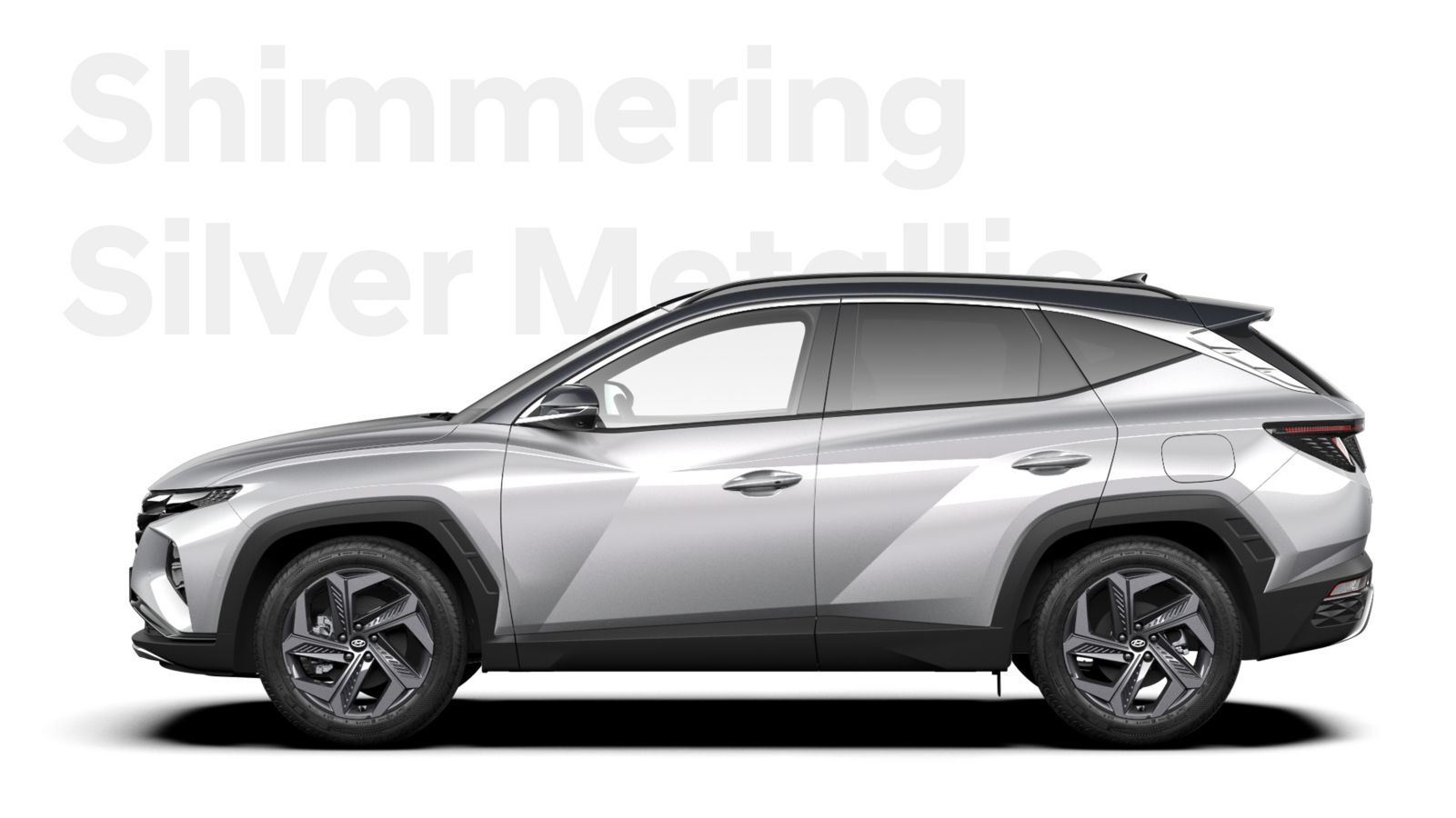 shimmering silver