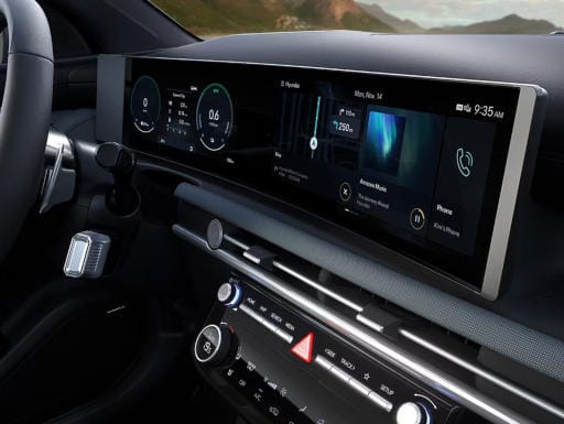 La pantalla táctil central de 12,3" del Hyundai TUCSON. 