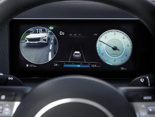 Monitor de ángulo muerto.