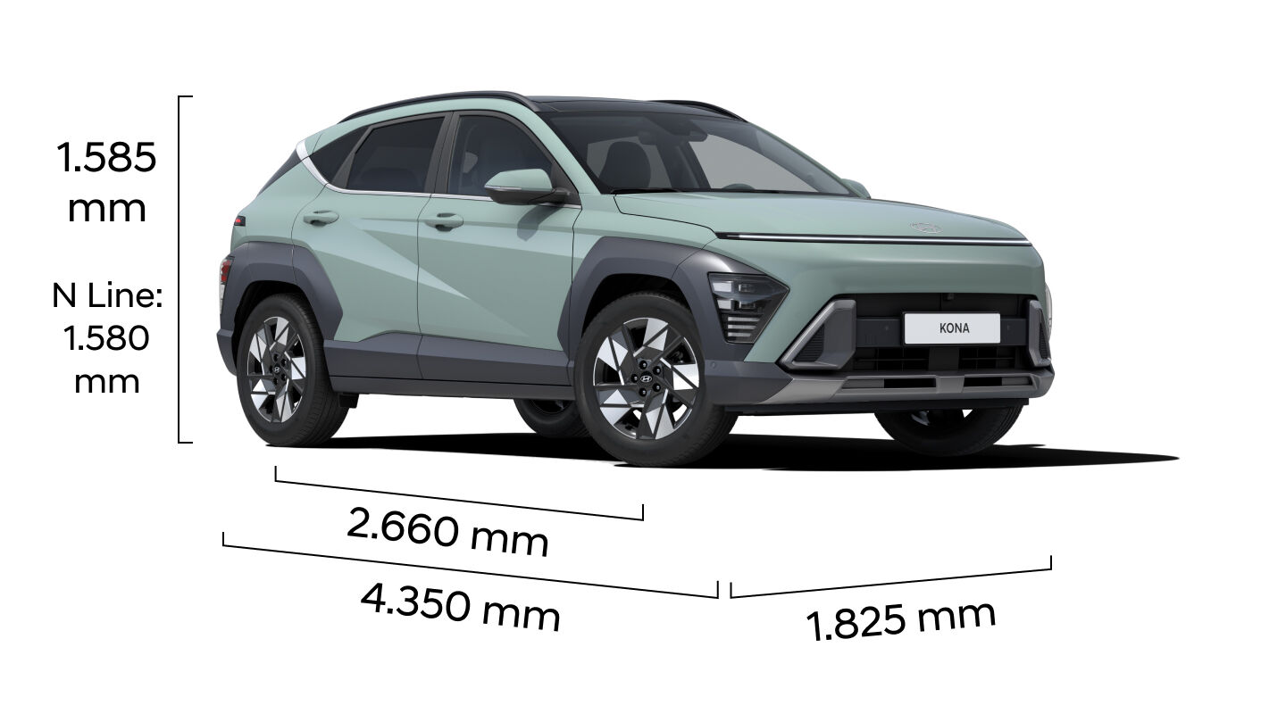 dimensiones kona