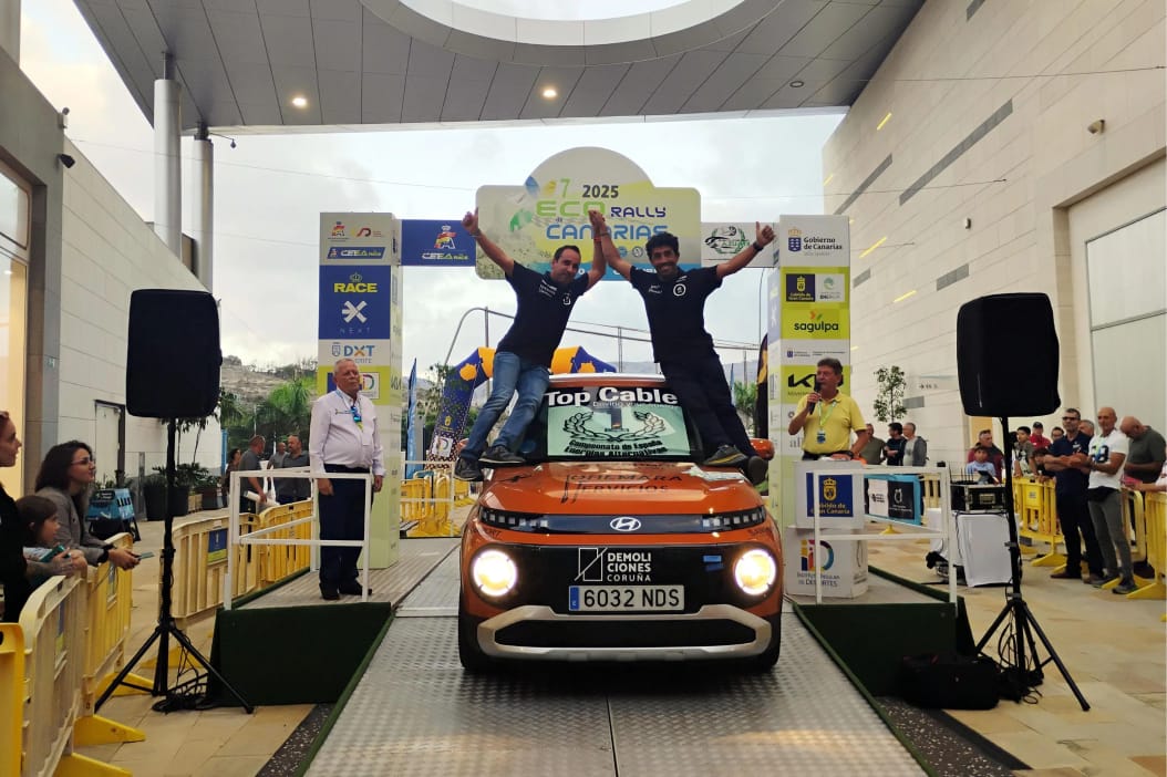 El INSTER gana el Eco Rally de Canarias y certifica el título del Campeonato de España de Energías Alternativas para el Hyundai Top Cable Eco Team