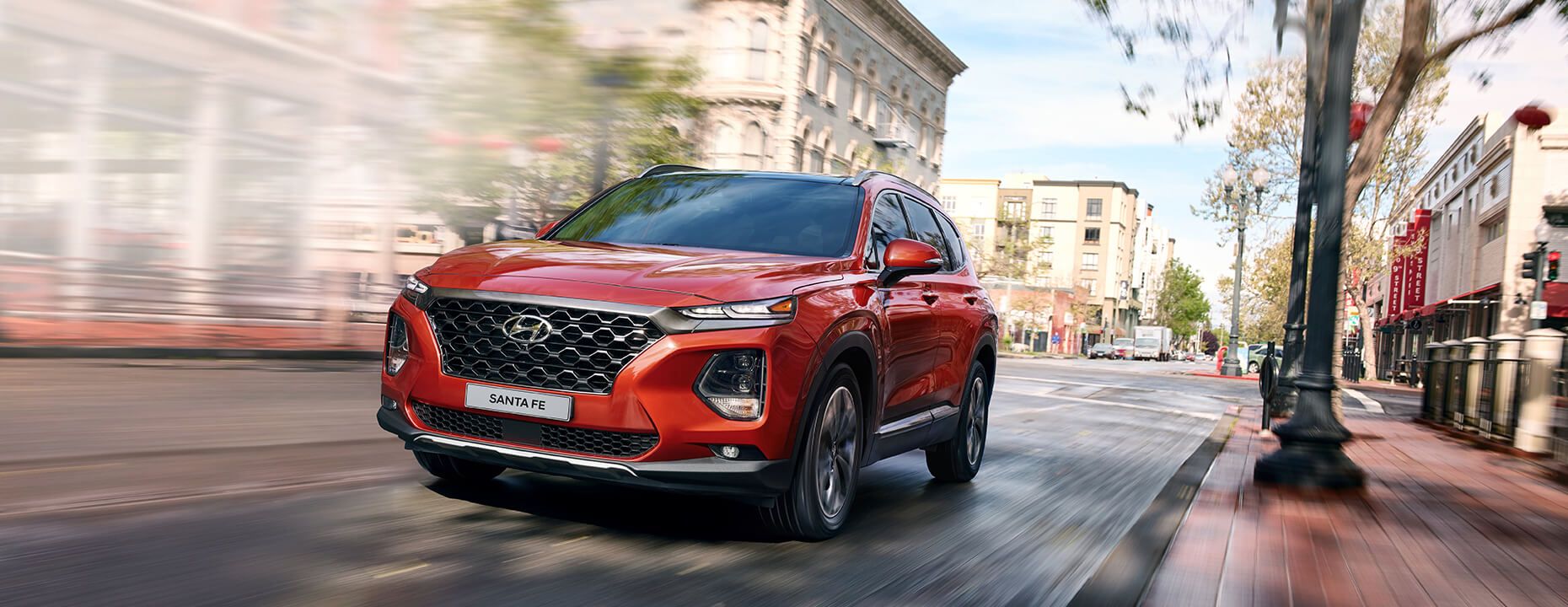 Red Santa Fe en el hermoso centro de la ciudad