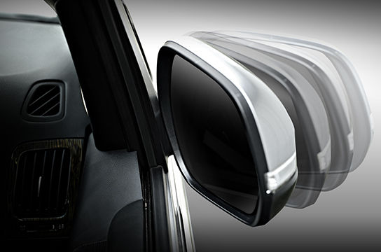 Electric folding outside mirrors