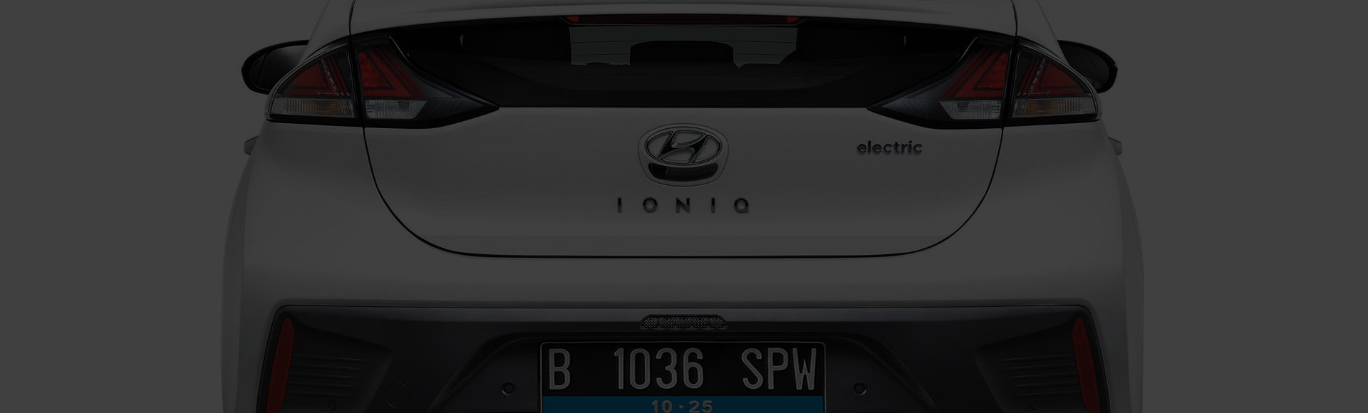 IONIQ electric exterior rear design
